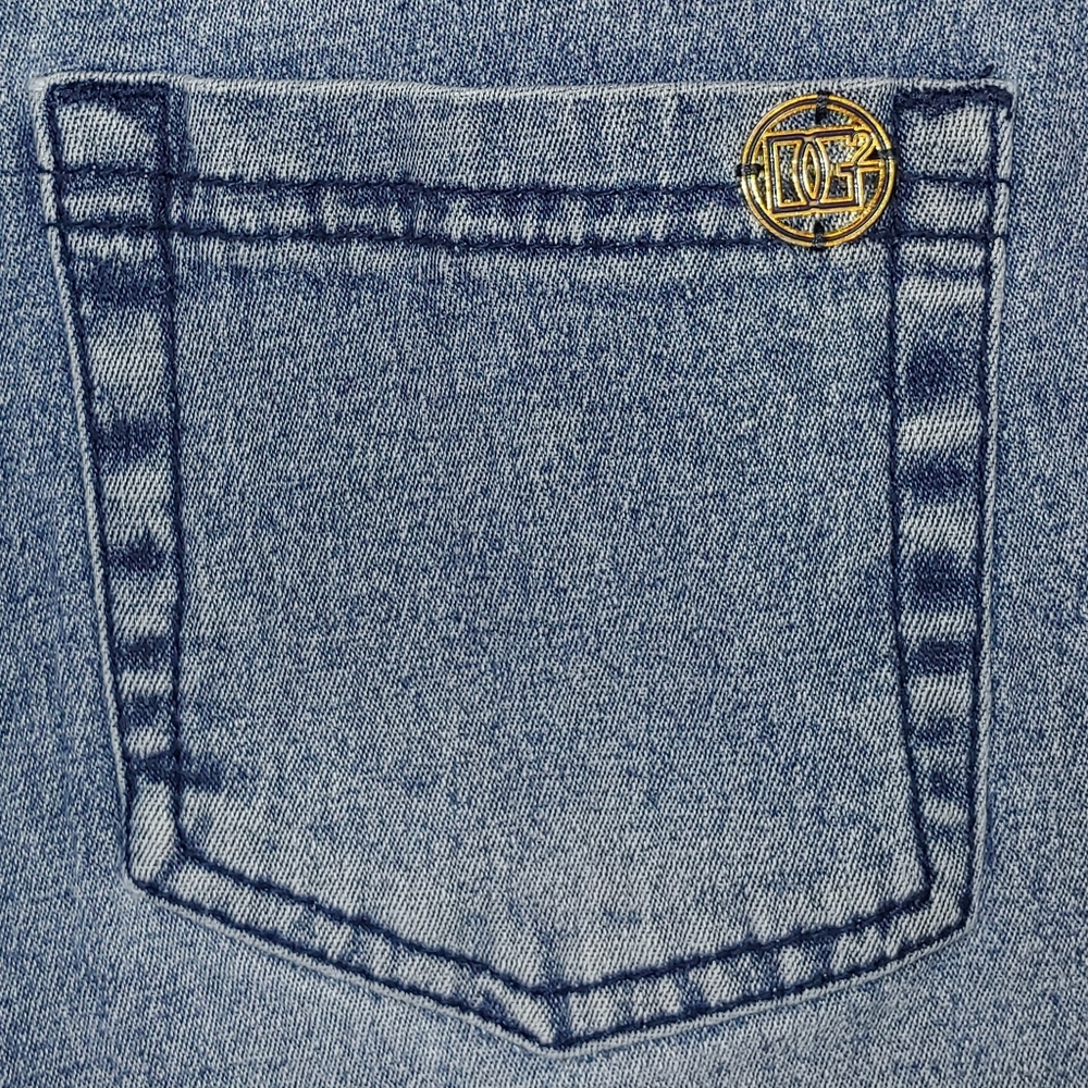 Stretch Acid Wash Jeans, Size 12P - Picture 5 of 6
